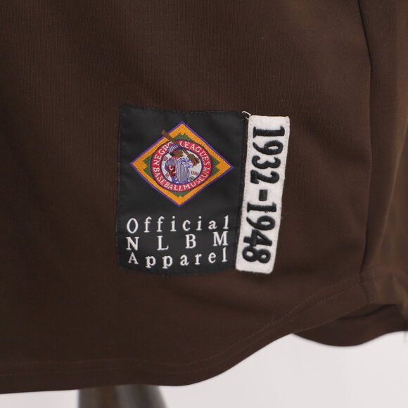 NEW YORK BLACK YANKEES NLBM Baseball Jersey #13 Brown Size XXXL - Picture 8 of 12